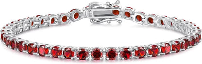 Ruby Tennis Bracelet