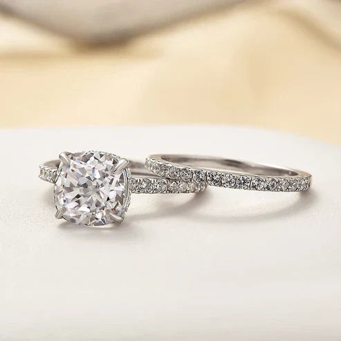 Bridal Cushion 2PC Ring Set